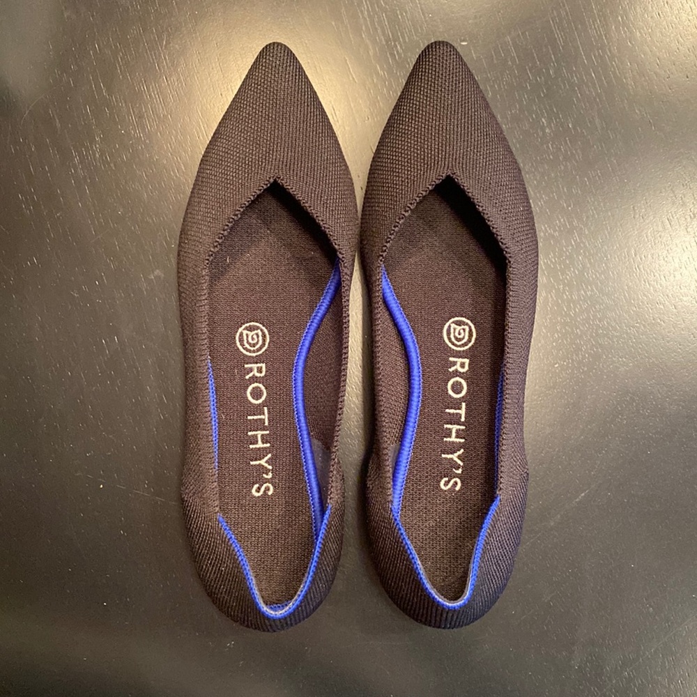 Rothy’s Never Been Worn The Point Black 7.5
